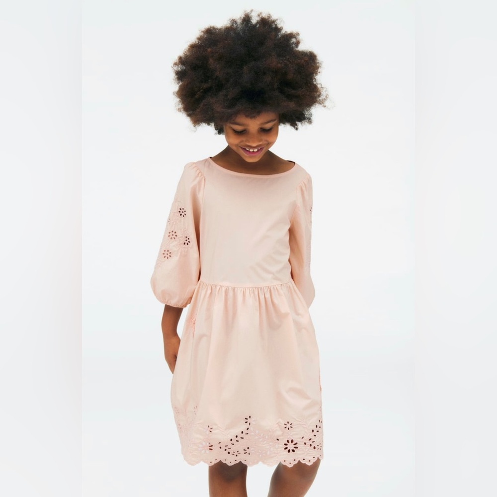 Zara kids soft pink beautiful dress